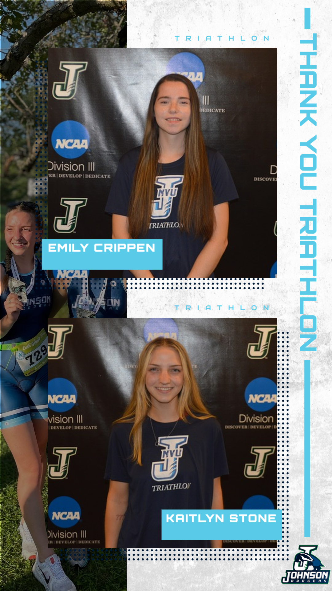 Thank You Triathlon for your hard work